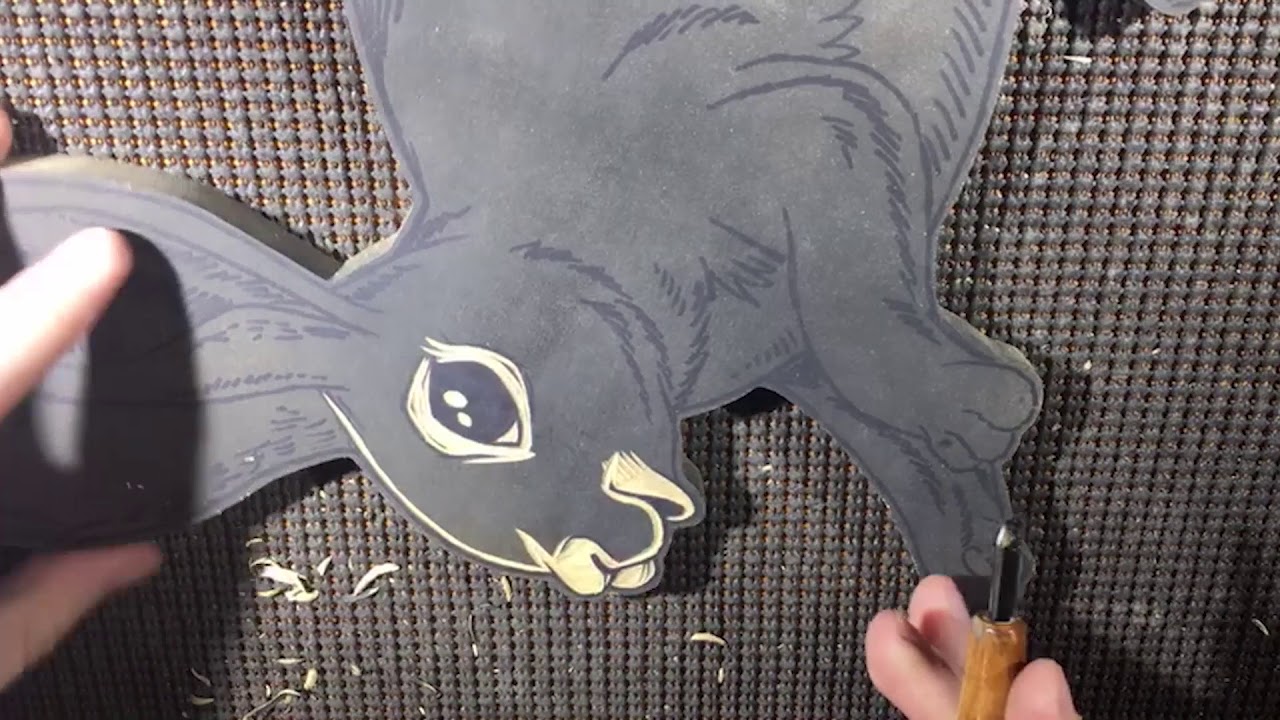 Live bunny carving by Noosh! Studios