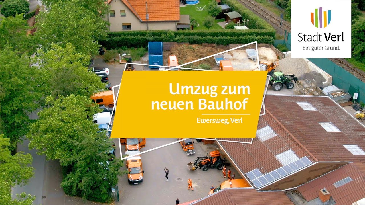 Bauhof-Team bezieht neuen Bauhof am Ewersweg