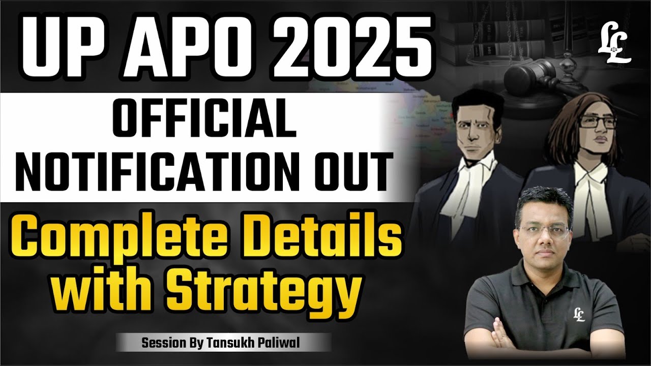 UP APO 2025 | Official Notification Out | Complete Details with Strategy By Tansukh Sir