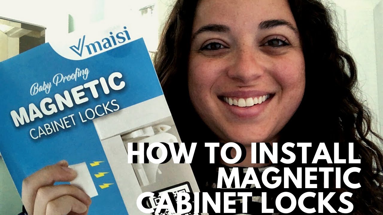 How to Install Hidden Magnetic Child Proof Cabinet Lock
