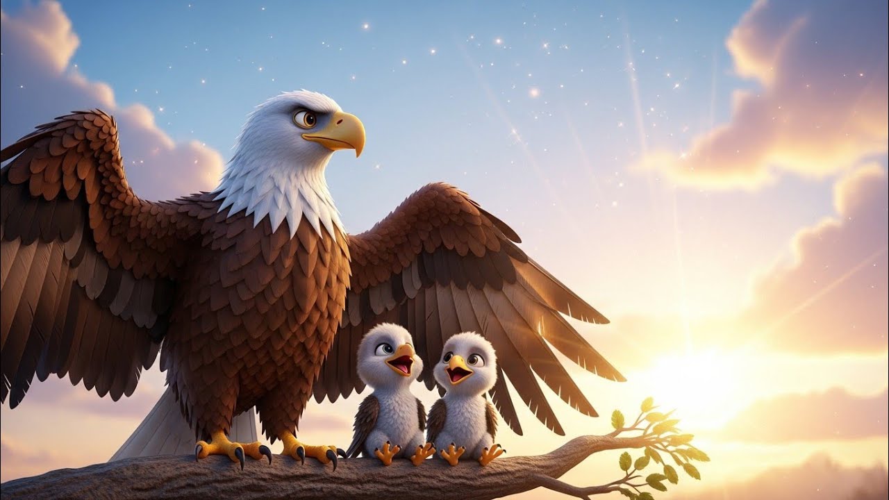 Baby Eagle Song| Kids Motivational Song in Urdu | kids nursery rhymes 