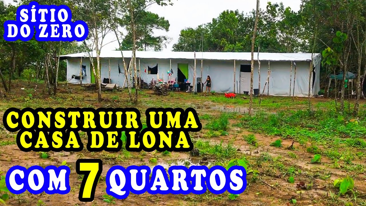 Construindo minha Casa de Lona do zero