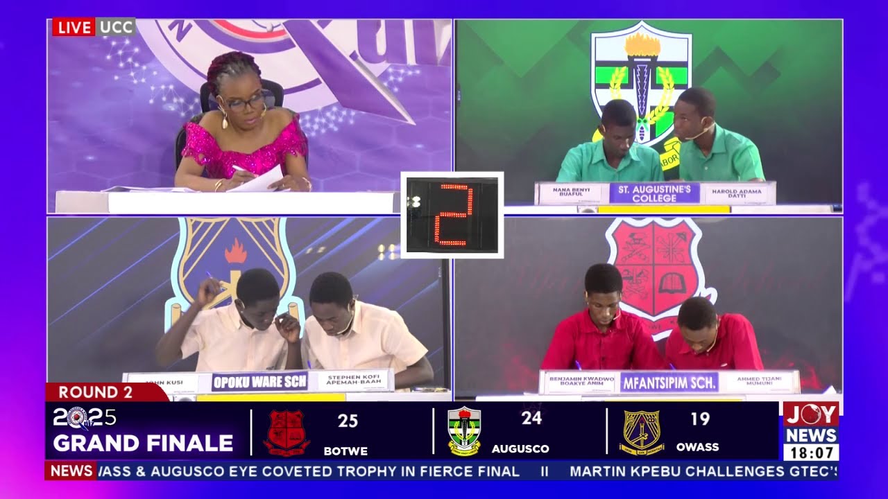NSMQ 2025: Mfantsipim defends title, beats AUGUSCO, OWASS to claim back-to-back glory