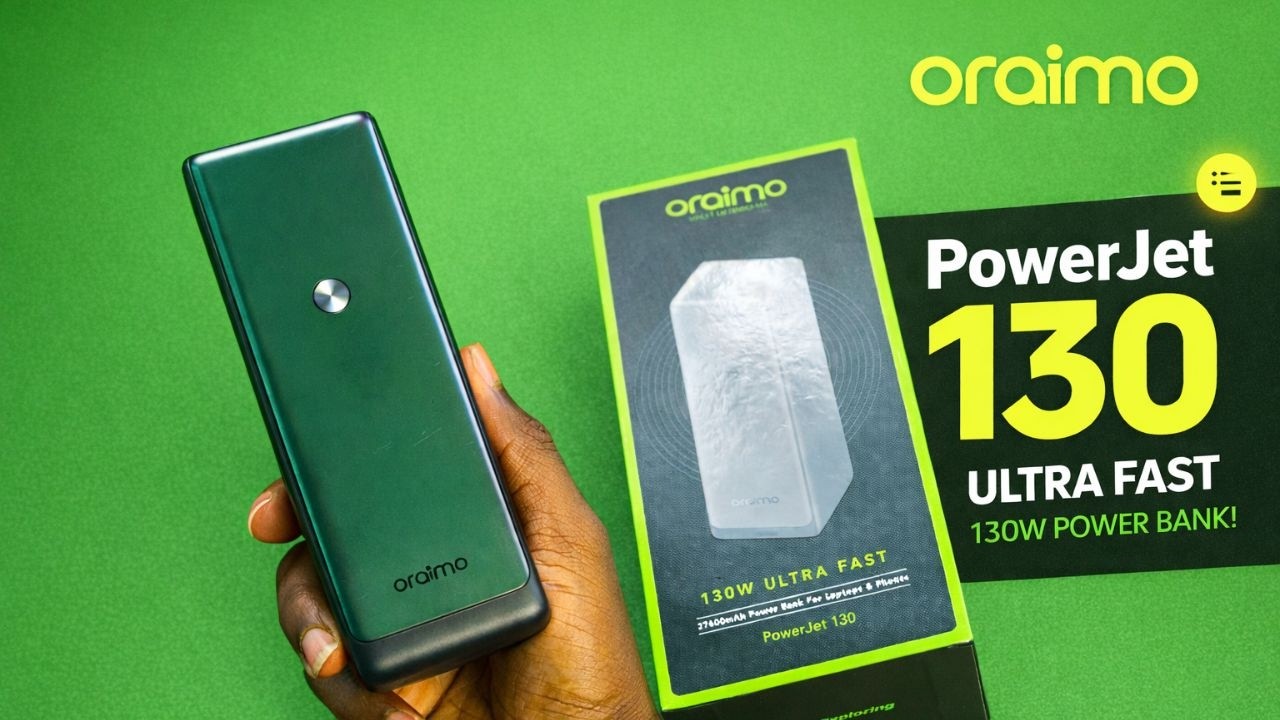 I Didn&rsquo;t Expect This From Oraimo PowerJet 130W Laptop Power Bank Review