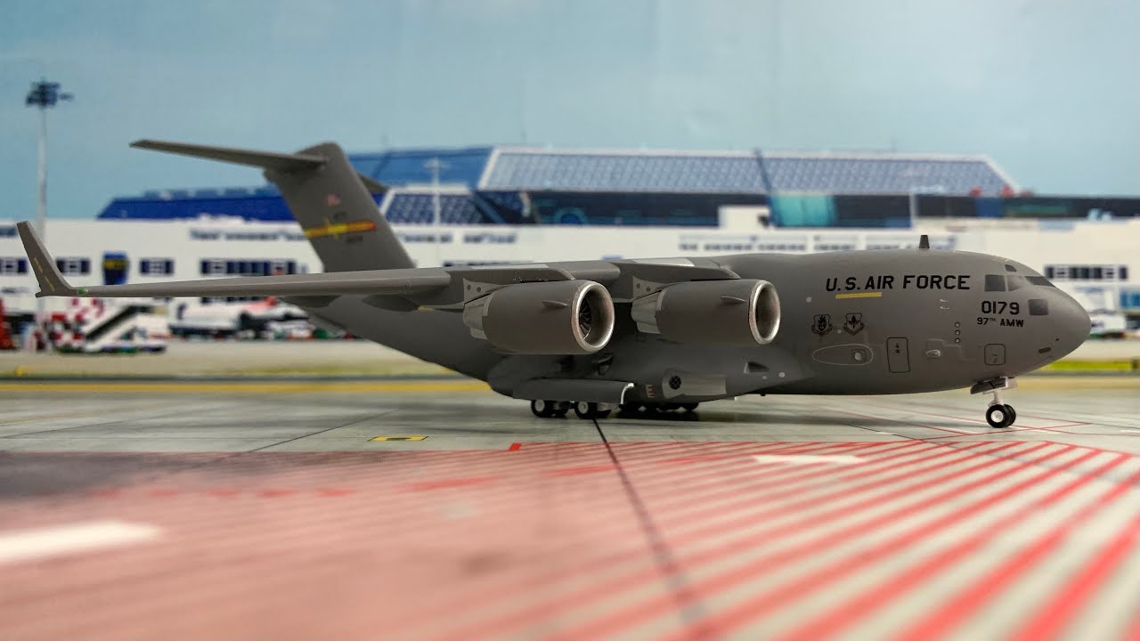 【模型開箱】旋風訪台Boeing C-17 Globemaster III｜Gemini200