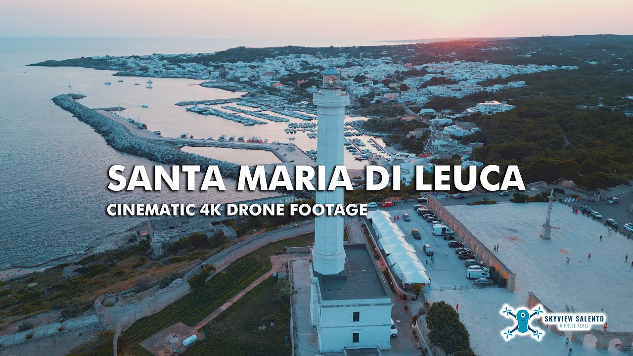 Santa Maria di Leuca, la punta del Tacco d'Italia | Cinematic drone footage 4K