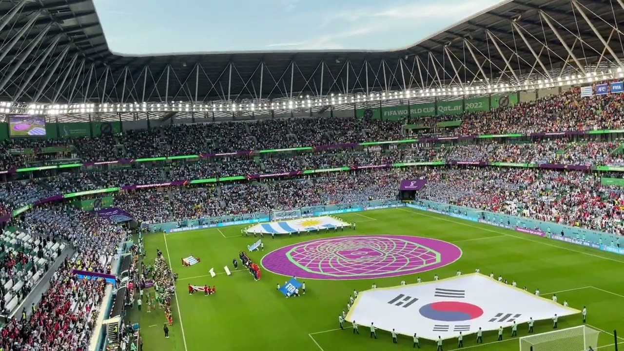 South Korea vs Uruguay National anthems (FIFA World cup Qatar 2022)