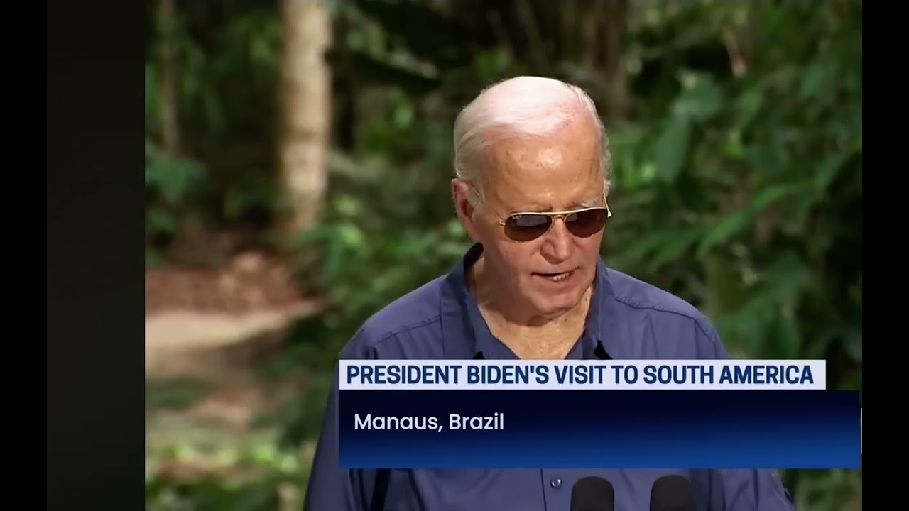 President Joe Biden visits Amazon rainforest