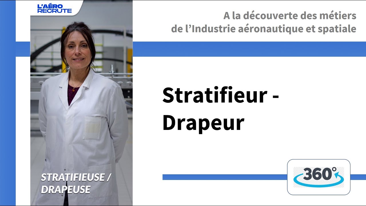 Stratifieur - drapeur dans l'industrie aéronautique et spatiale