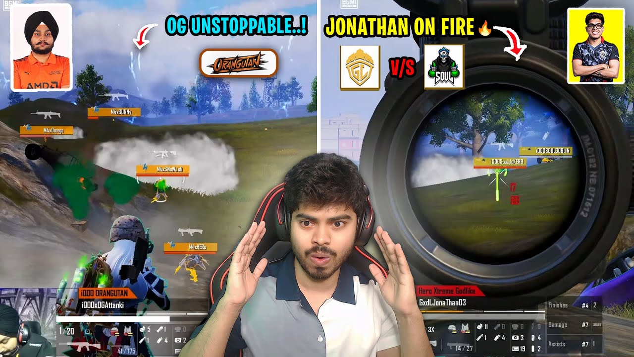 OG IS UNSTOPPABLE 🔥| JONATHAN IS BACK | LEVI & ATTANKI 11 SOLO FINISHES