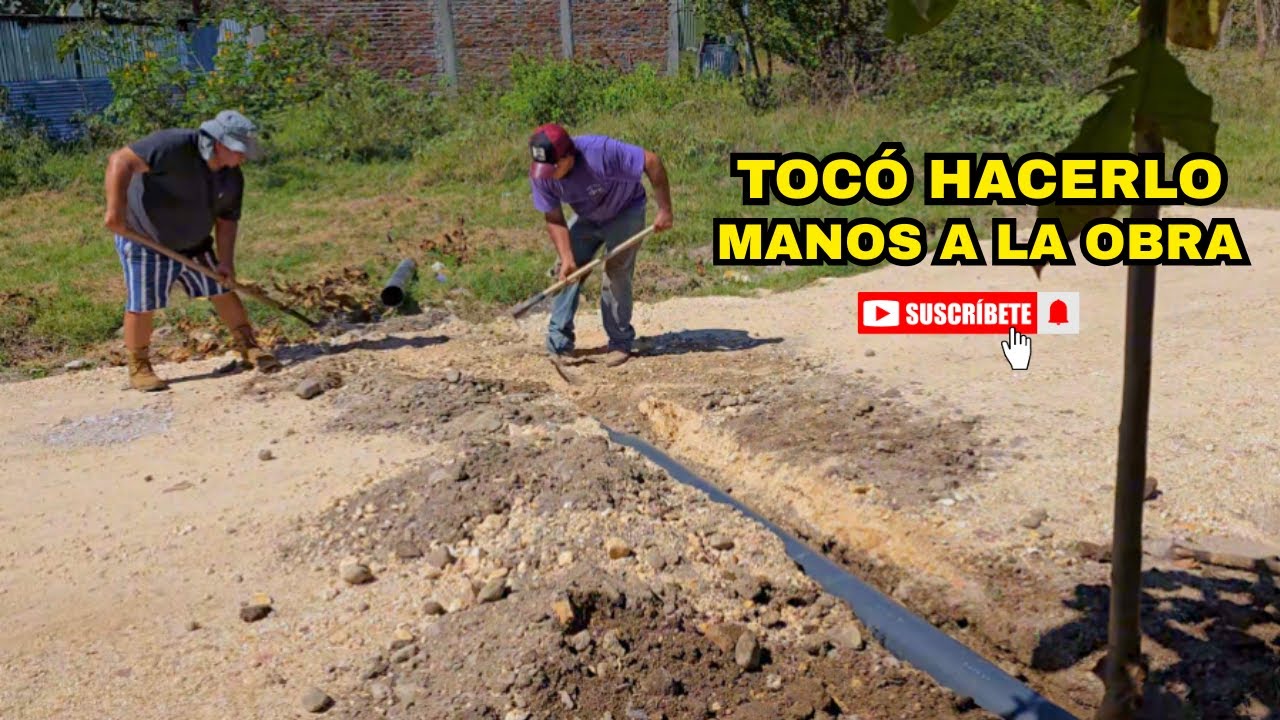 No llamamos a nadie… lo hicimos nosotros 😅 | Haciendo un zanjón y sopita de res