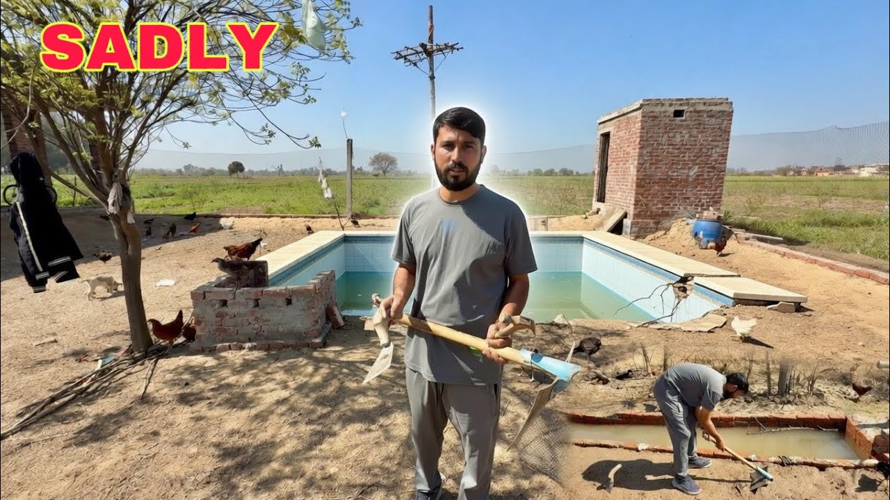 Sadly New Swimming Pool Torna Pargya 💔 | Mr Asad 