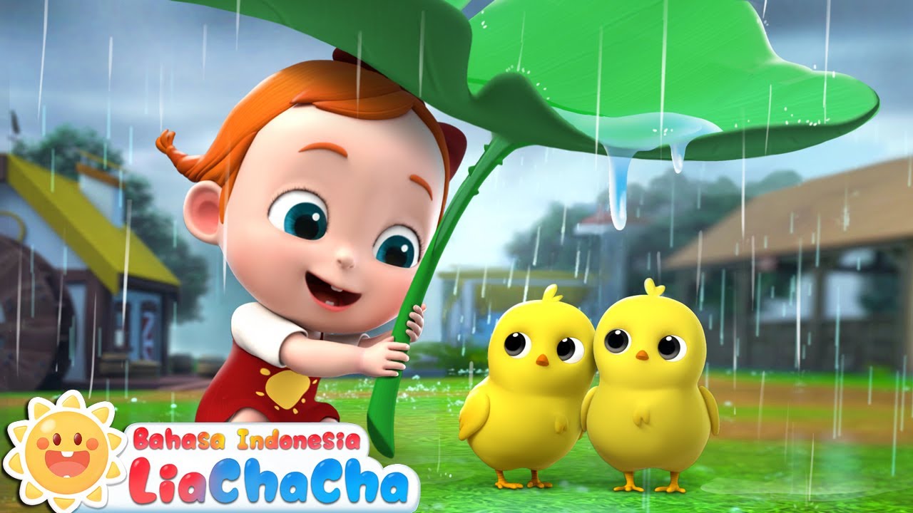 Hewan-hewan Kecil Berlindung dari Hujan | Lagu Hari Hujan☔| Lagu Anak | LiaChaCha Bahasa Indonesia