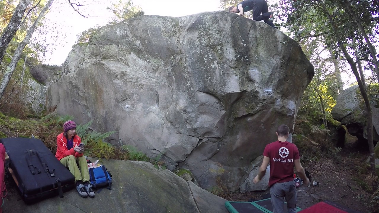 Salathé Wall (debout) 7a+ Cuvier Rempart Fontainebleau