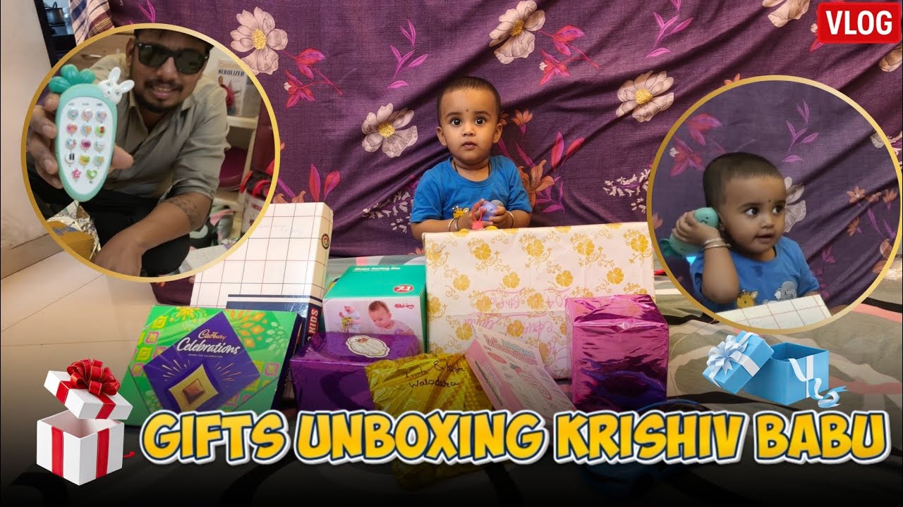 Krishiv Babu Ka Birthday 🎉 | Birthday Gifts Open Kiye 🎁 | Family Vlog ❤️