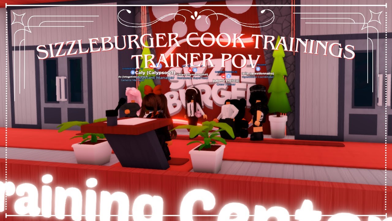 SizzleBurger V5 Trainings | Cook Trainer POV | #9