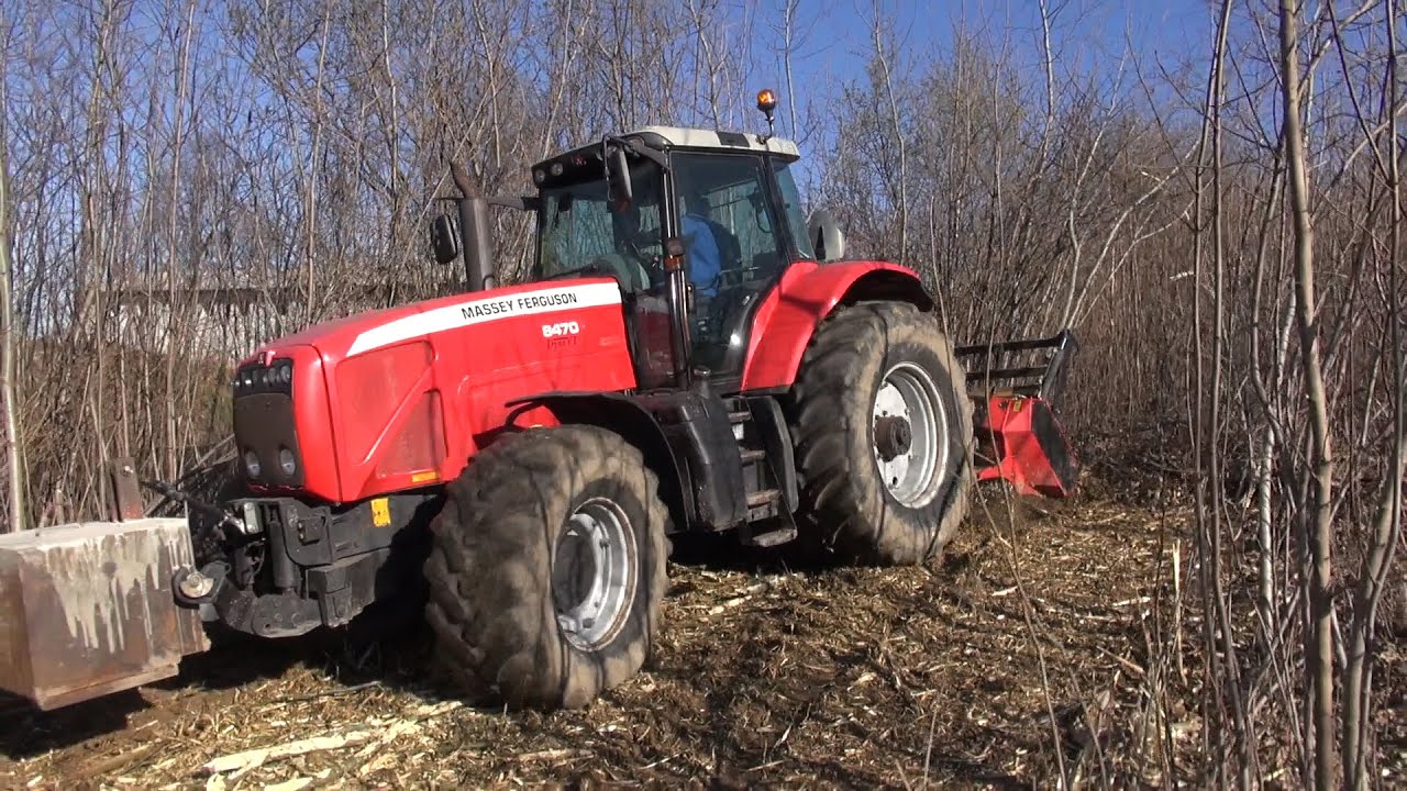 FOREST-AGRO usługi leśne, MULCZOWANIE, Mulczer REMET F5-250 MF 8470 || TEL: 508 296 876