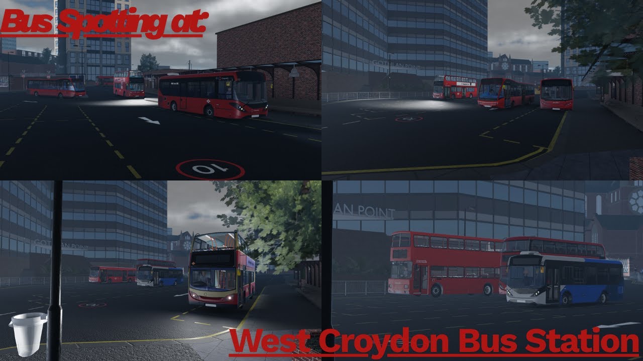 Roblox | Virtual Bus Spotting at: West Croydon Bus Station