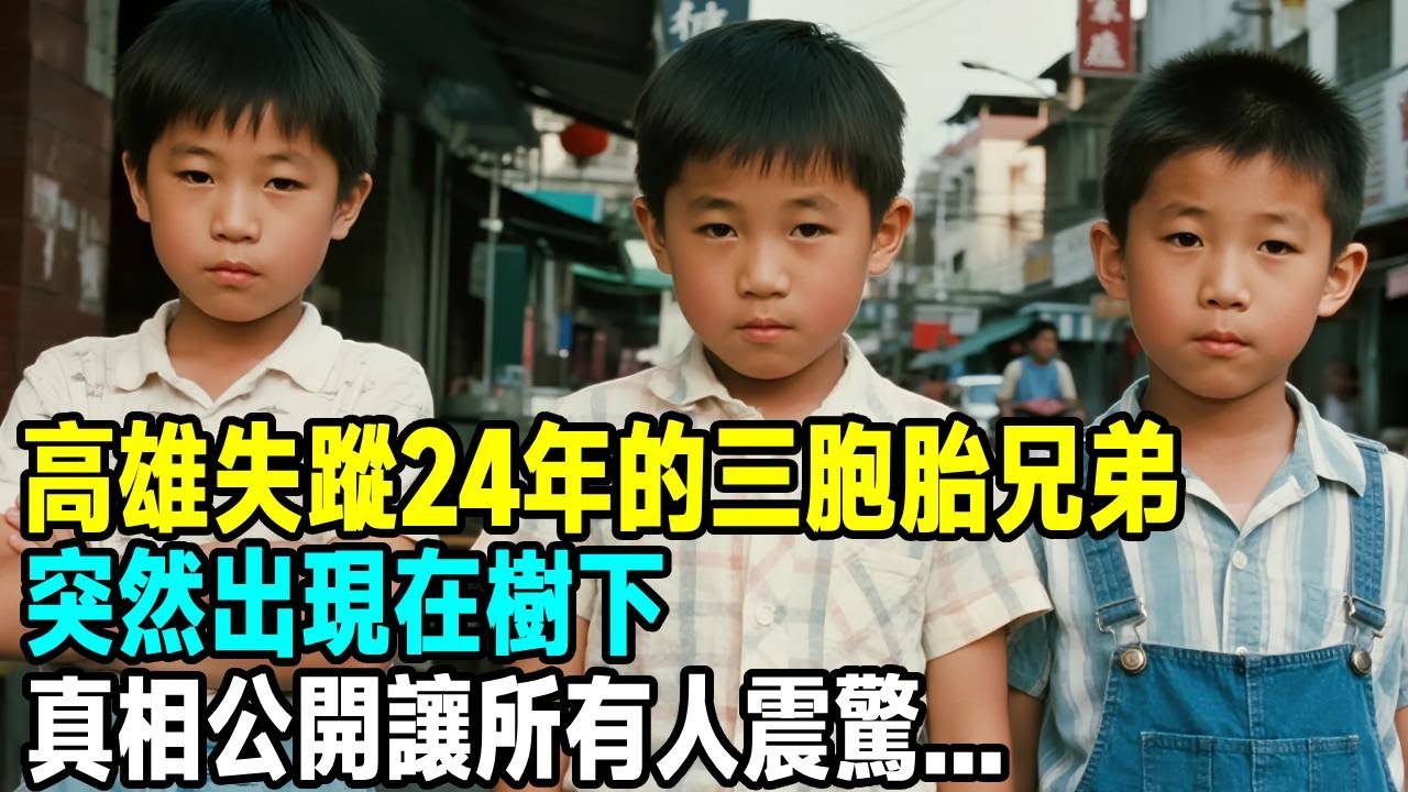 高雄失蹤24年的三胞胎兄弟，突然出現在樹下，真相公開讓所有人震驚...「茶桌老故事」