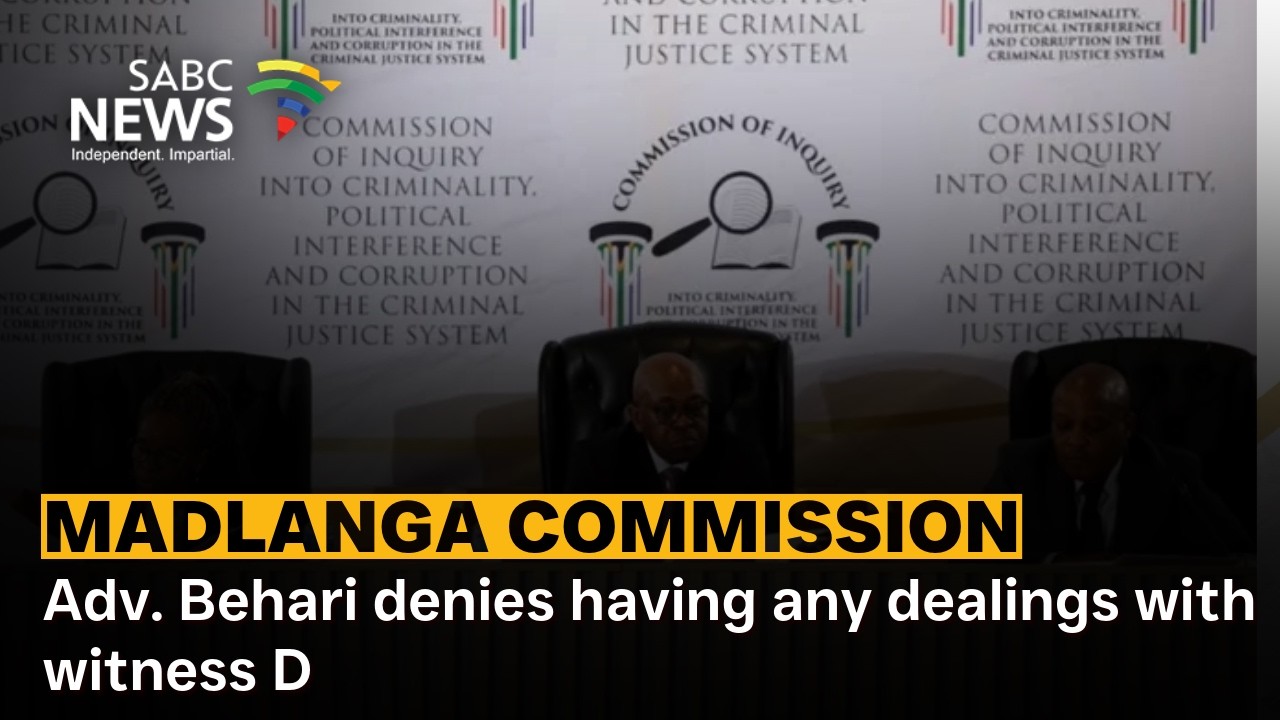 Madlanga Commission | Adv. Behari denies having any dealings with witness D