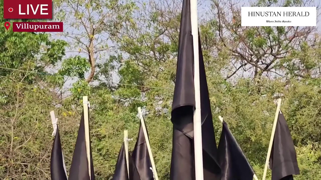 TN CM Stalin leads black flag protest against Delimitation Bill across Tamil Nadu | Hindustan Herald