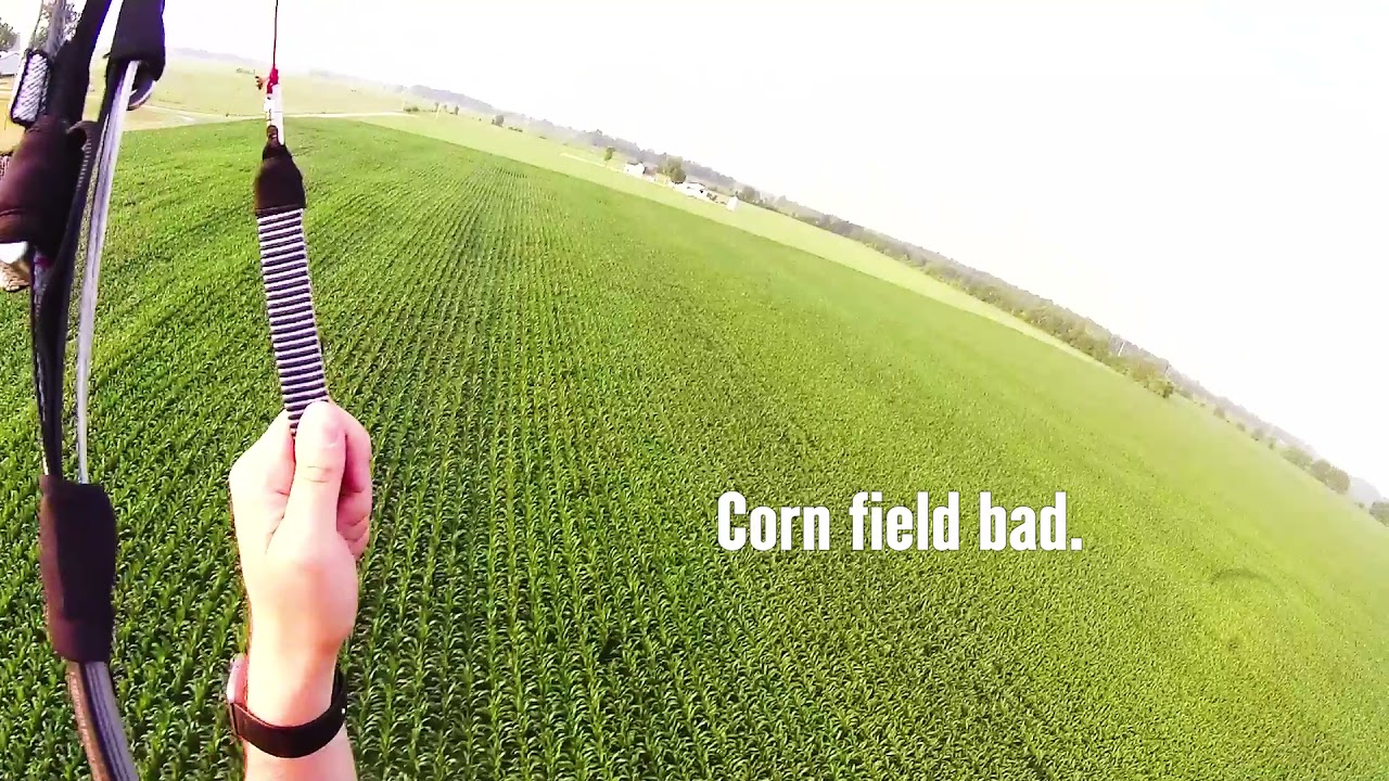 Paramotor ENGINE FAILURE on my second flight! What would you do?