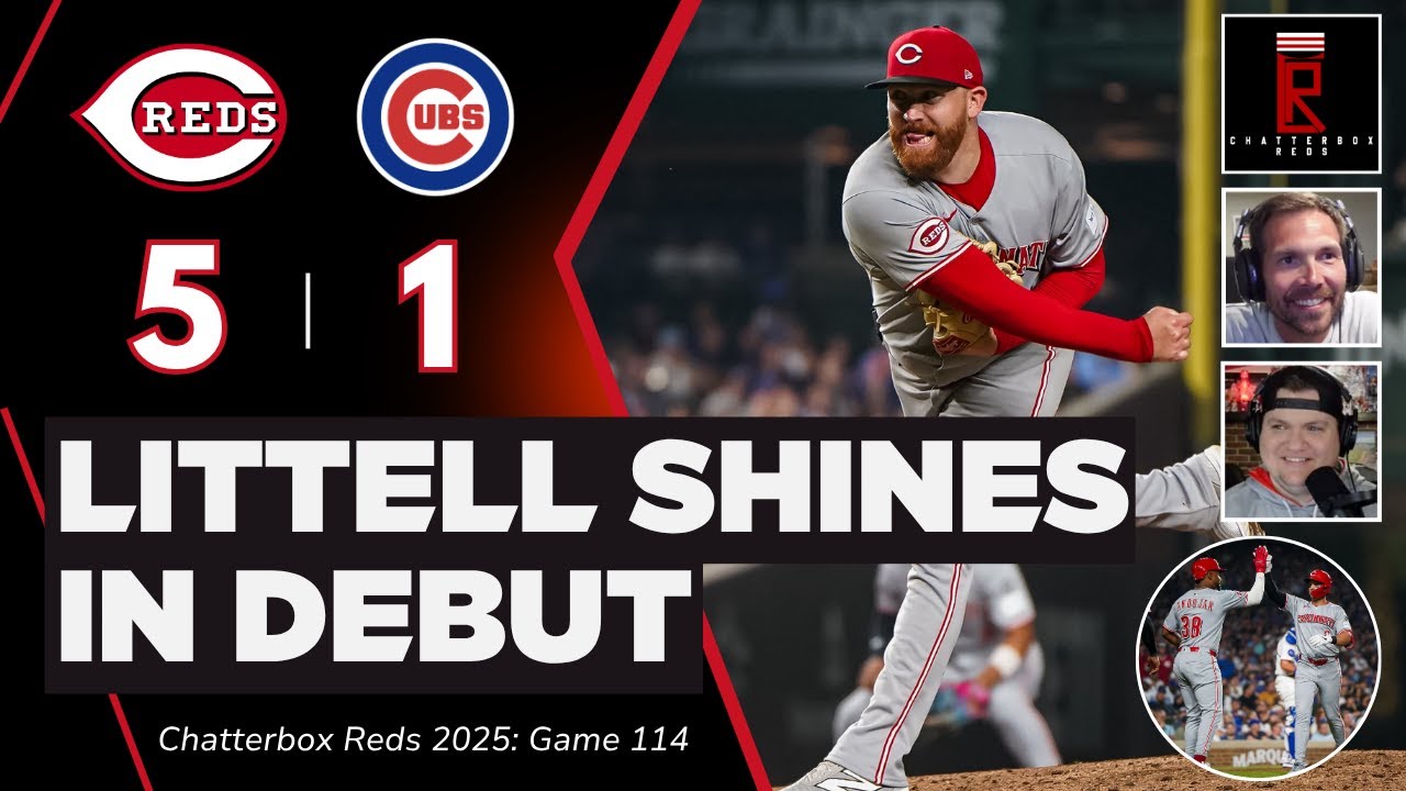 Spencer Steer GOES OFF at Wrigley, Zack Littell DOMINATES Chicago Cubs in Debut for Cincinnati Reds