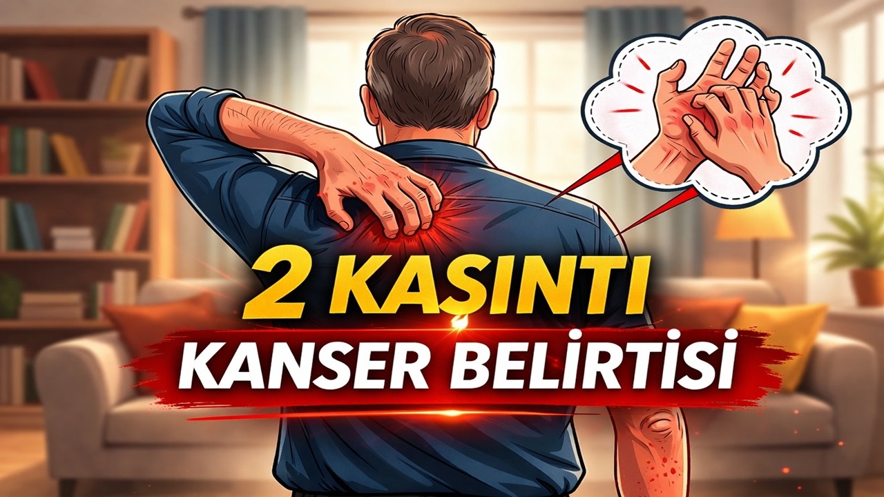 VÜCUDUNUZDA 2 TÜR KAŞINTI VARSA KANSER BELİRTİSİ OLABİLİR