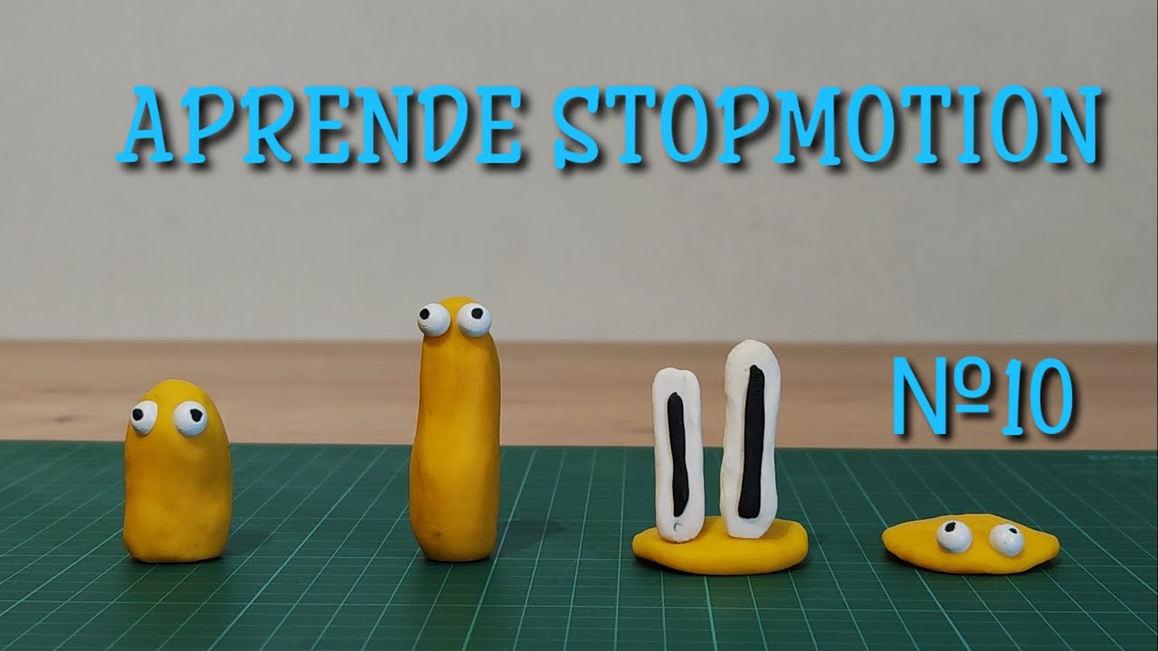 CICLO DE ANDAR DE UN MONIGOTE DE PLASTILINA EN STOP MOTION STUDIO