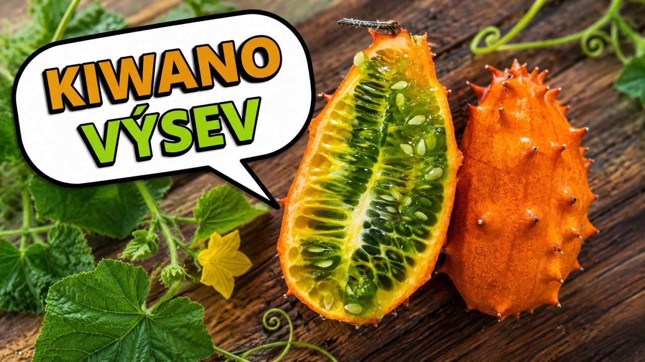 Kiwano - exotická okurka 🥒 Od semínka k úrodě