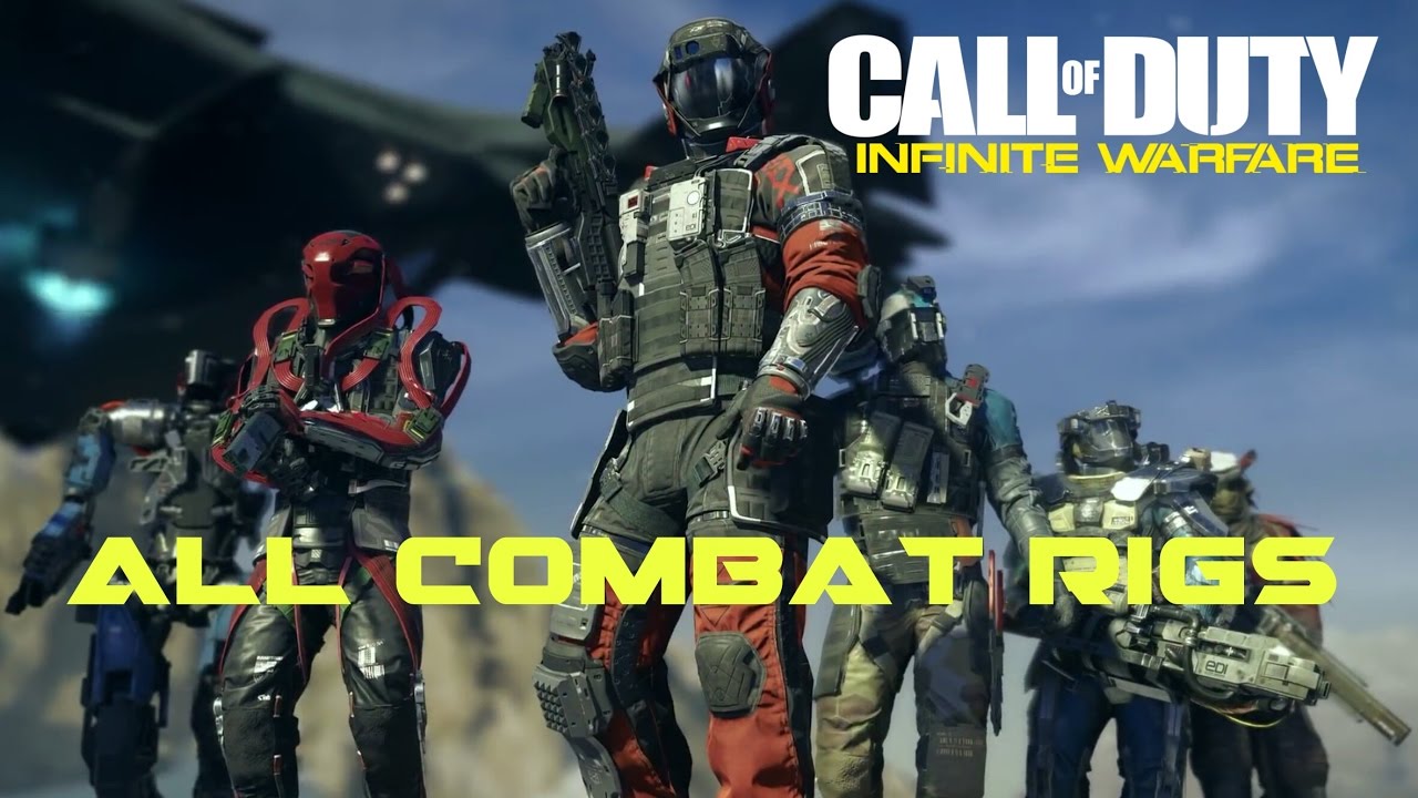 CALL OF DUTY: INFINITE WAREFARE All Rigs intro. Ability/payload, traits 1080p