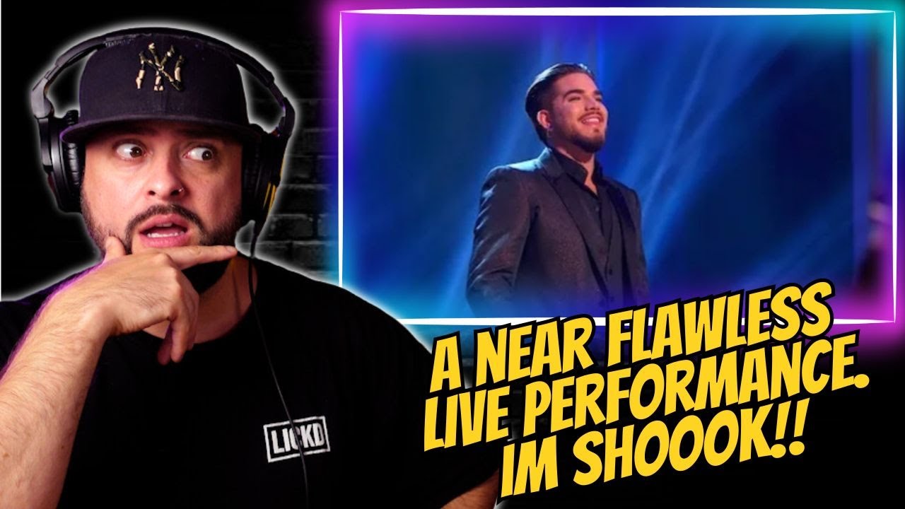 Vocalist Reacts to Adam Lambert - Performing 