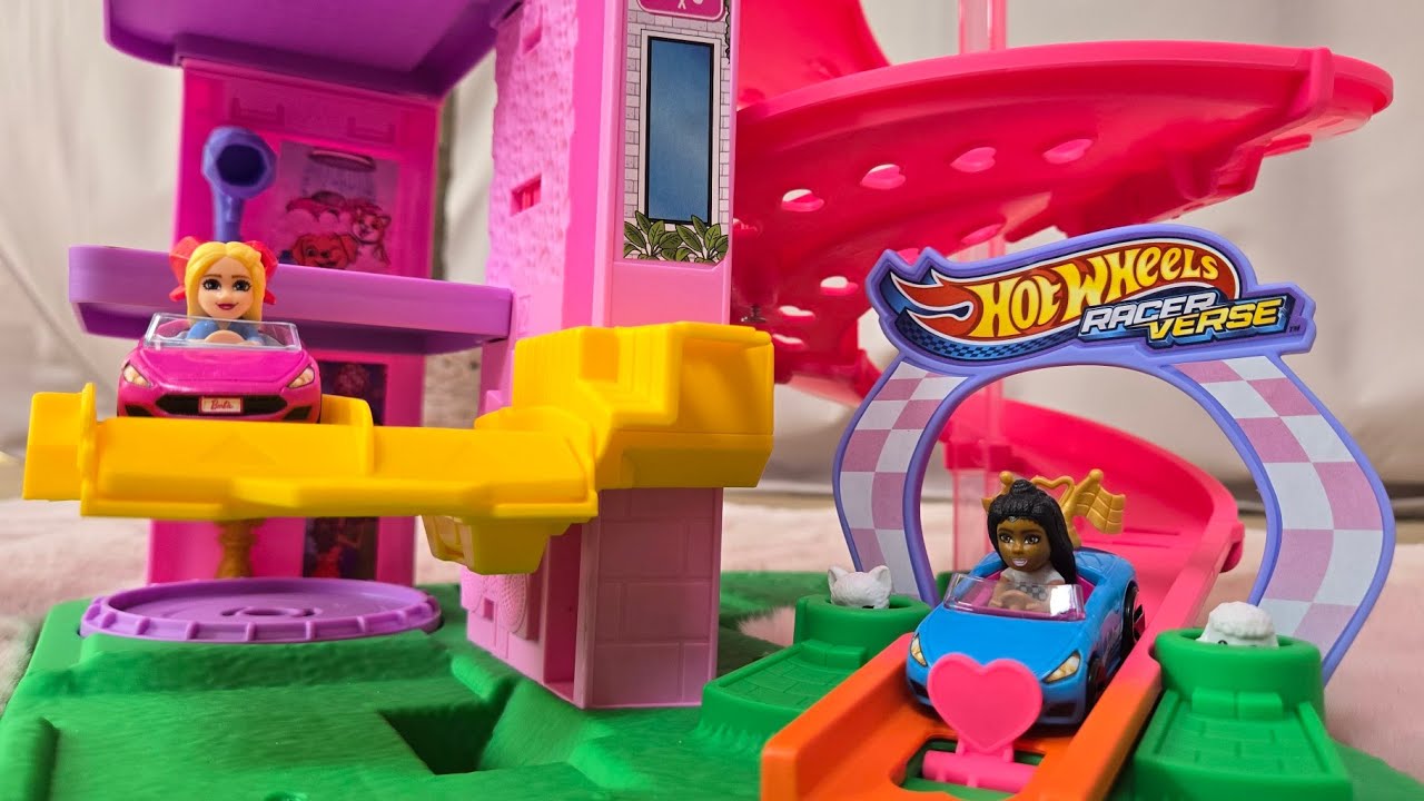 Hot Wheels Barbie Racer Verse Unboxing! {ASMR Satisfying}