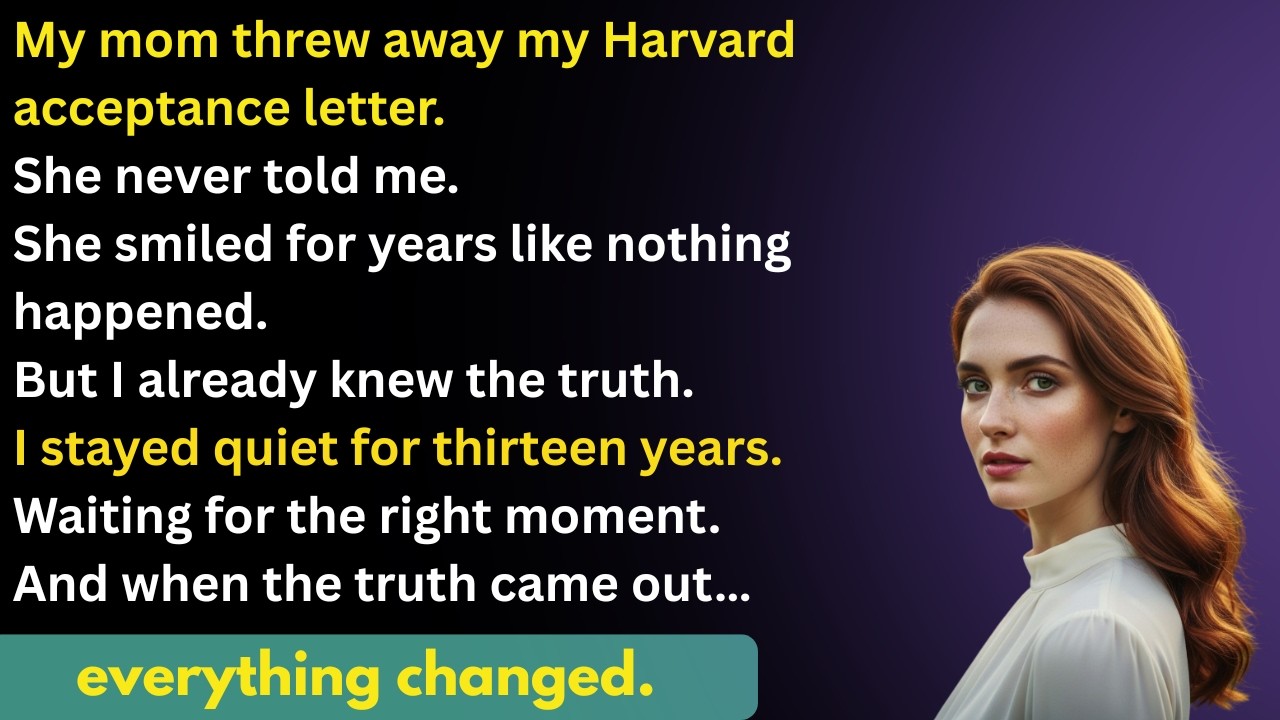 Mom Threw Away My Acceptance Letter to Harvard—Years Later, I Donated $500K to the Rival School...
