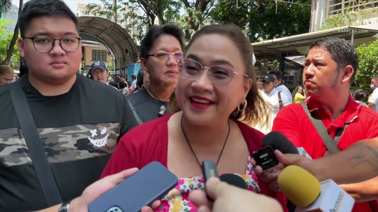 Pasig City mayoral candidate Sarah Discaya says she was excited to vote for the first time