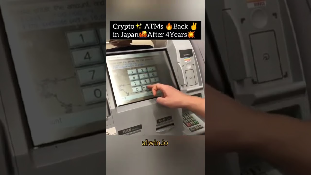 Crypto ATMs 💥 to be installed ✨in Japan again after 🤝4years