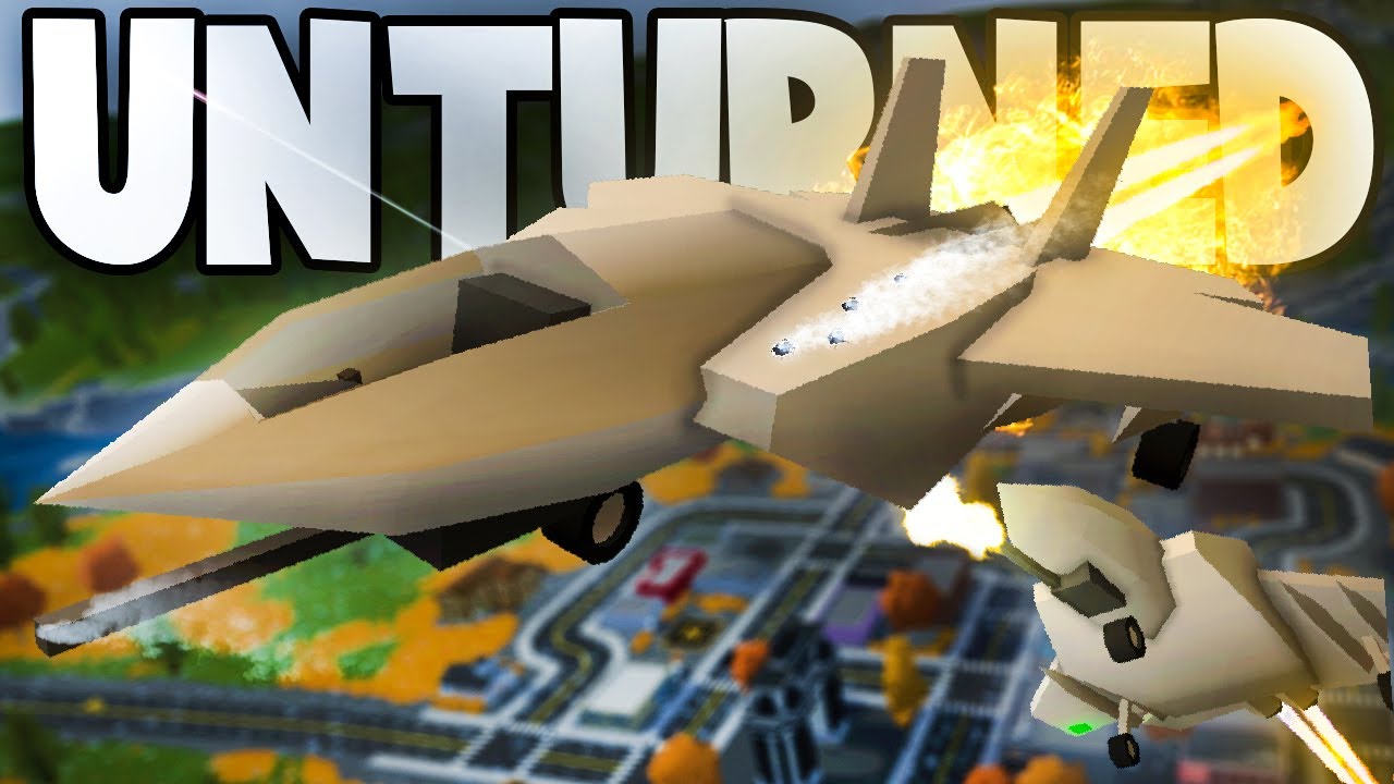 Unturned Funny Moments w/ DizzyD: WE ARE THE WORST DOGFIGHTERS (Fighter Jet Arena)