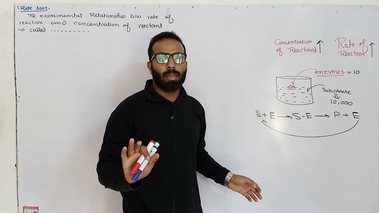 Rate Law | Reaction kinetics | 11th Class chemistry | ch.no.11. 
