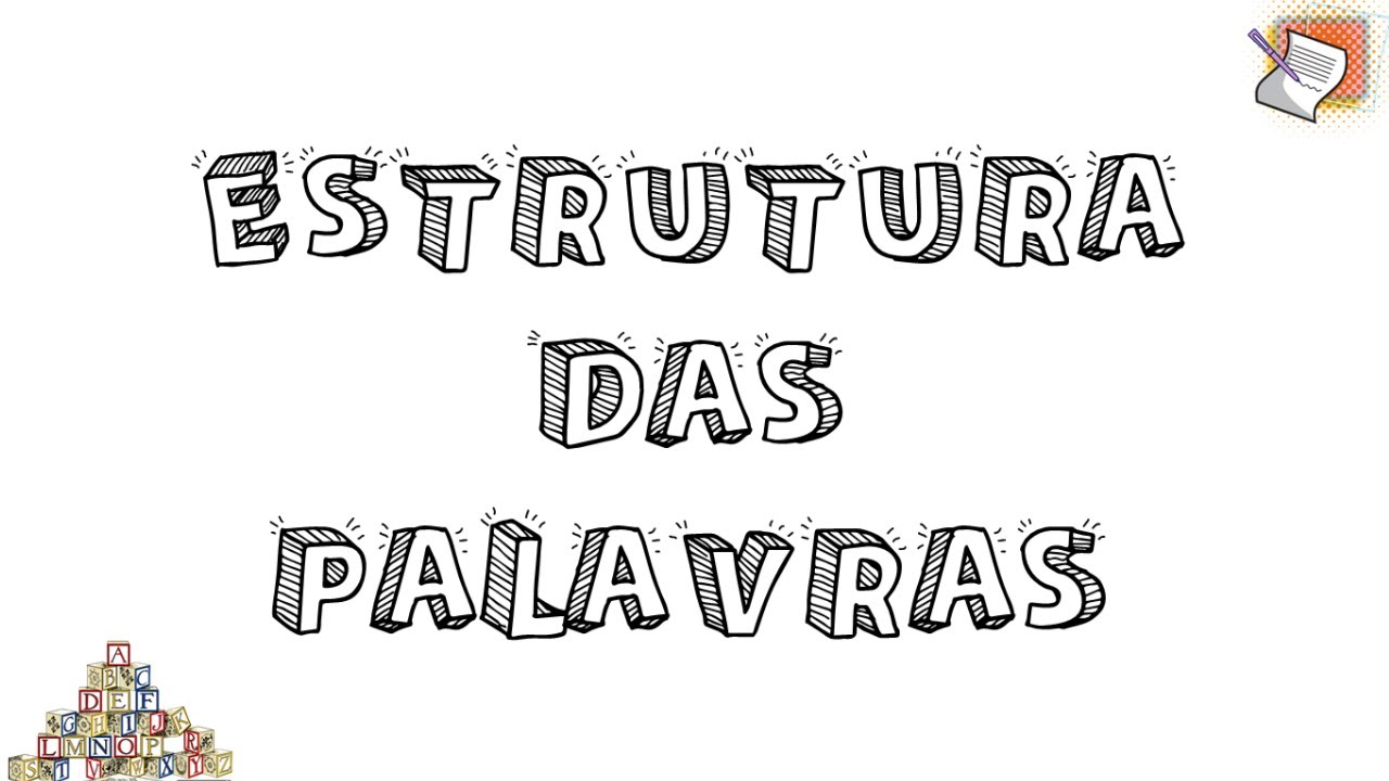 ESTRUTURA DAS PALAVRAS | RESUMO ESCOLAR