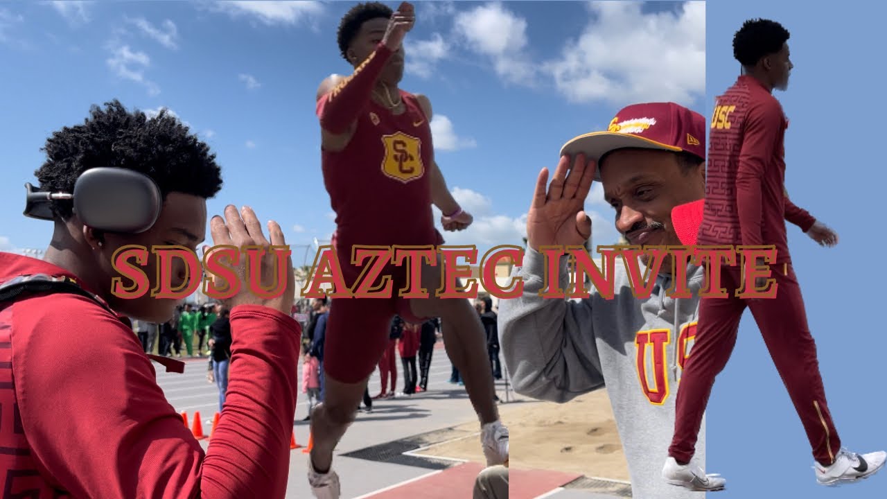 Aztec Invitational 2023 || USC Track & Field || JC Stevenson || Long Jump