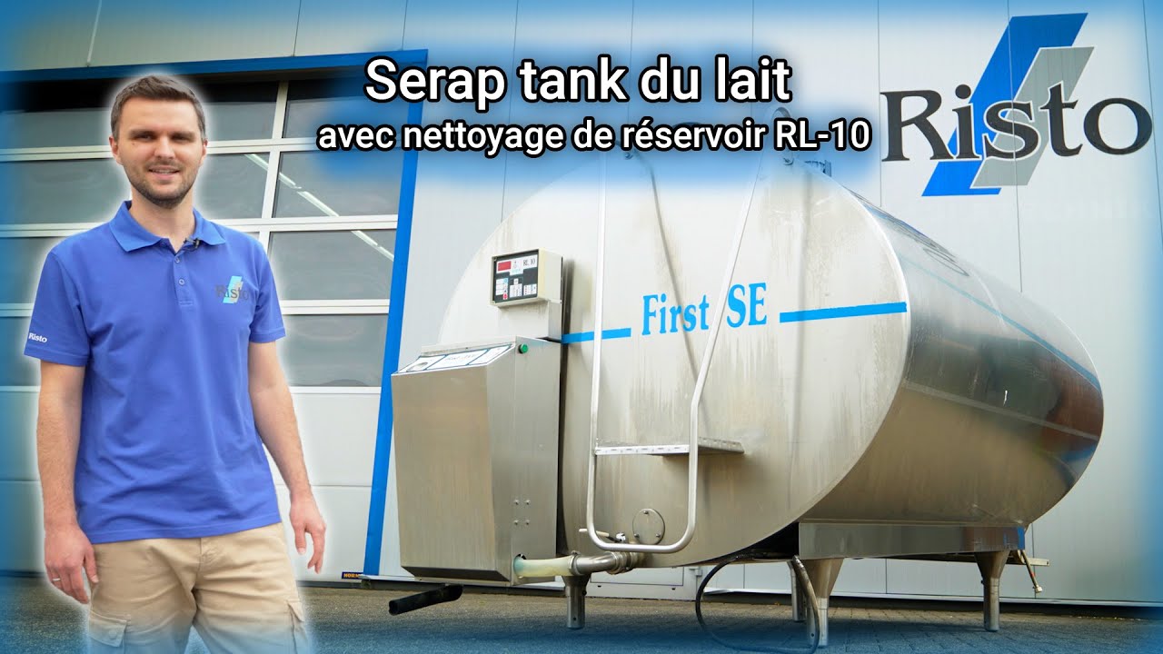 Serap réservoir à lait avec nettoyage de réservoir RL-10 - FR