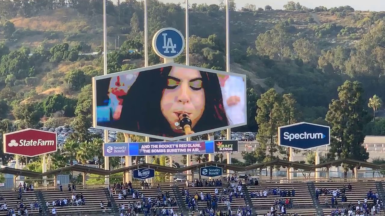 Sami Shapiro - National Anthem @ Dodger Stadium - Saxophone