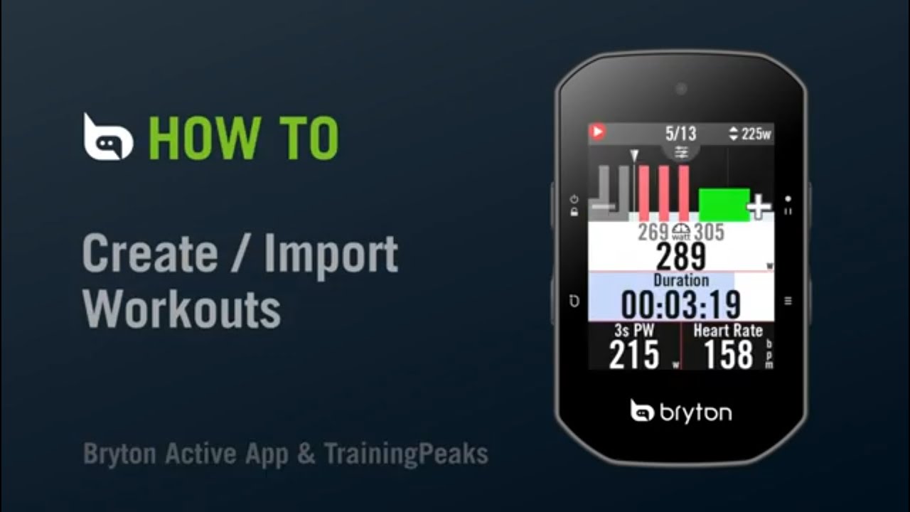 Rider S500 | Advanced Workouts