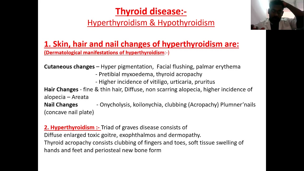 Cutaneous Manifestations of Systemic Disease - Dr. Chethan