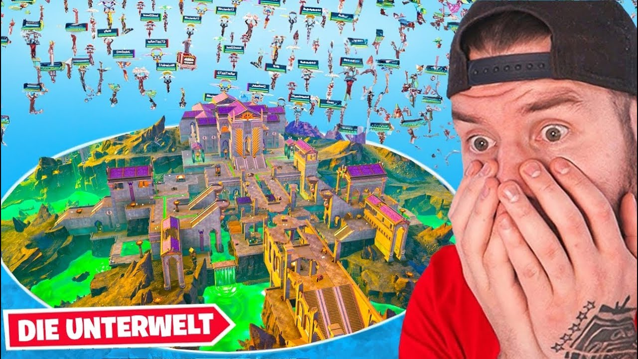 wer ÜBERLEBT länger in THE UNDERWORLD in Fortnite!