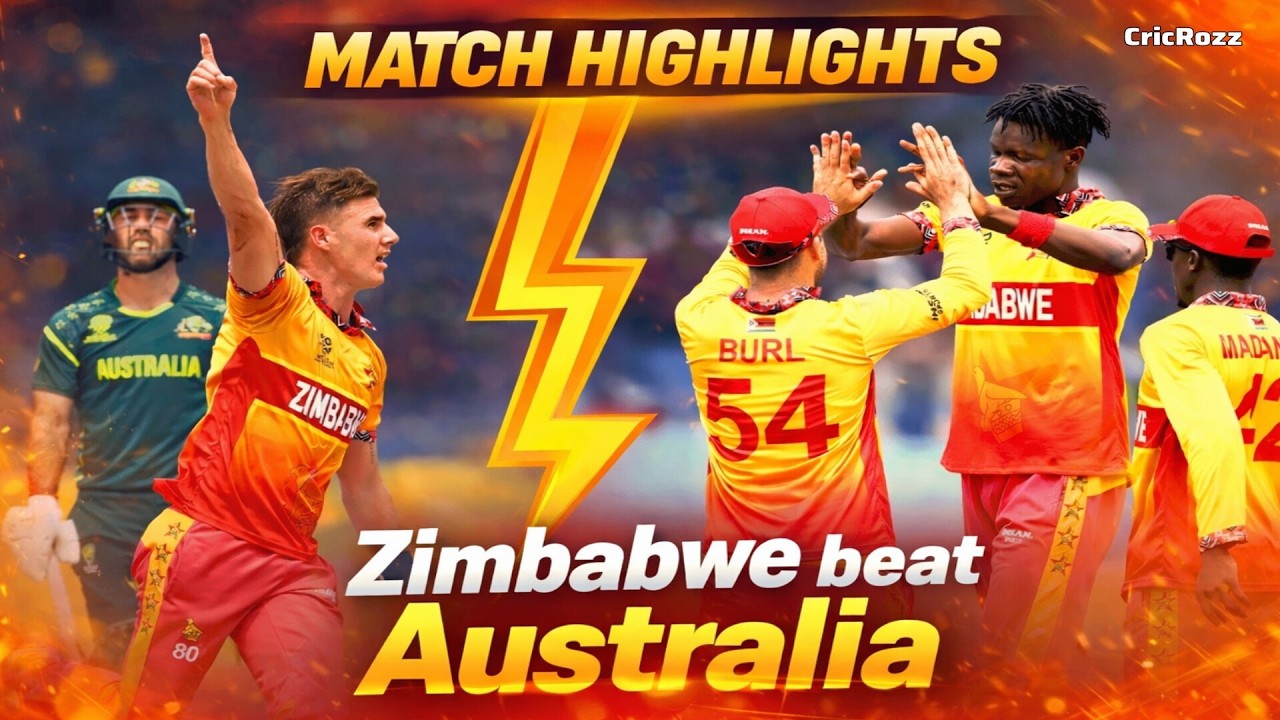 Australia vs Zimbabwe ICC T20 World Cup 2026 Match Highlights | AUS Vs ZIM Highlights #t20worldcup