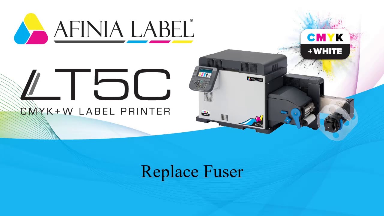 Fuser Removal and Installation - LT5C Label Printer from Afinia Label