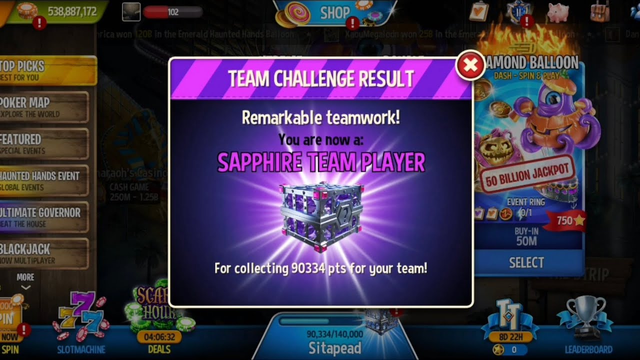 Opening a Sapphire Chest 💜 in Governor of Poker 3! Team Challenge