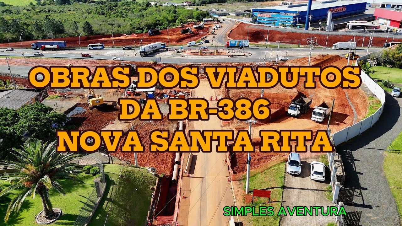 РАБОТЫ НА ВИАДУКТЕ НА BR-386, НОВА-САНТА-РИТА, РИУ-ГРАНДИ-ДУ-СУЛ