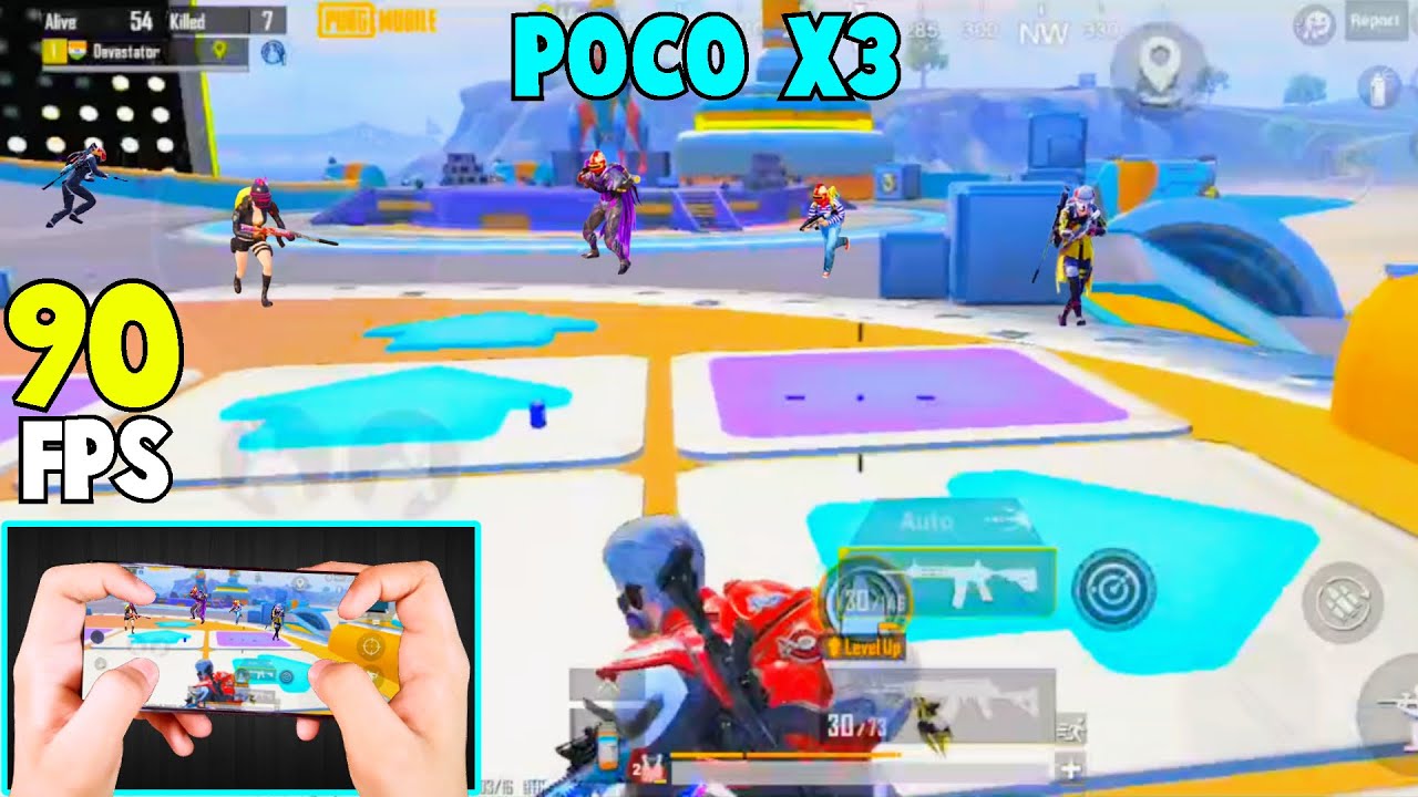 Poco x3 Nfc Pubg 90 fps | Poco x3 Pubg | Poco x3 Pubg Test | HANDCAM | 3 Finger + Full Gyro! #132